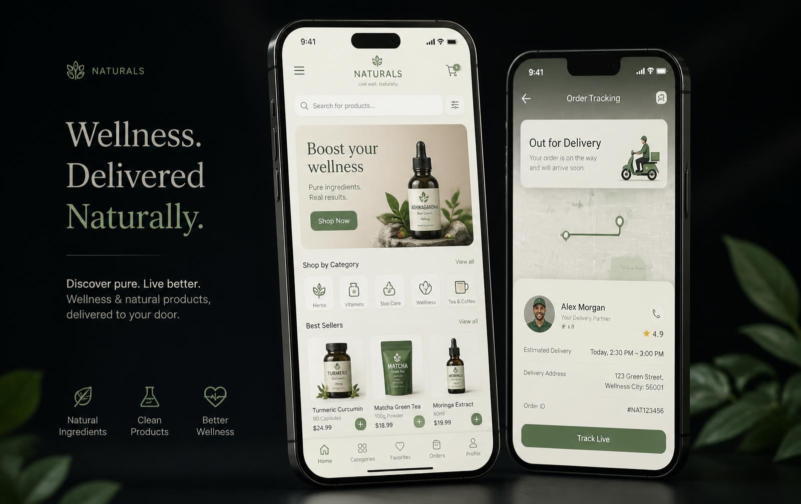 Somali Wellness interface presentation